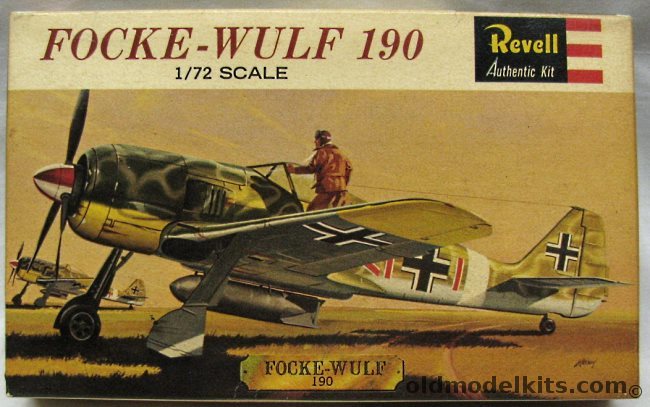 Revell 1/72 Focke-Wulf Fw-190, H615-69 plastic model kit